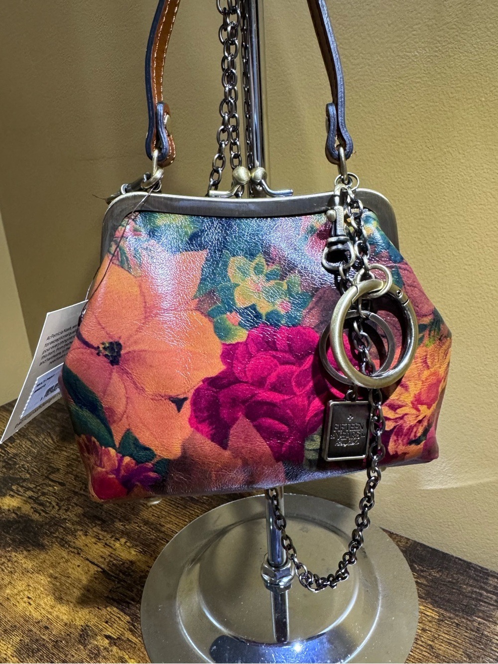 Patricia Nash Mini Laureana Crossbody - Multi Print NWT